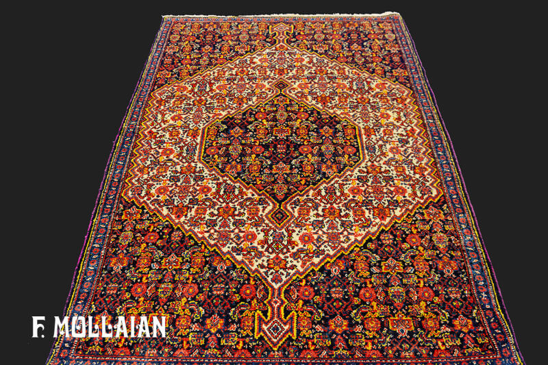 Antique Persian Senneh Rug n°:57375493